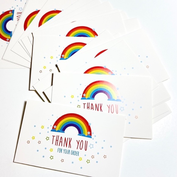 25 Thank You Cards. Small Business Cards. Shipping Supplies. Product Packaging. - Picture 3 of 7